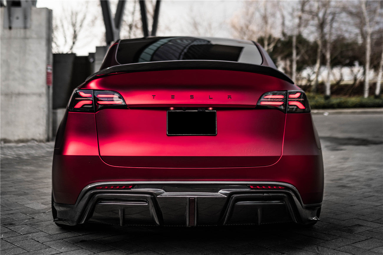 DarwinPRO 2020-2024 Tesla Model Y IMP Performance Carbon Fiber Rear Diffuser