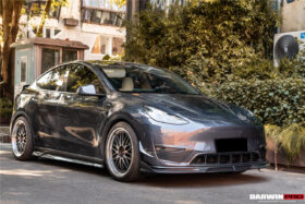 DarwinPRO 2020-2024 Tesla Model Y IMP Performance Carbon Fiber Front Bumper Grille - image 9
