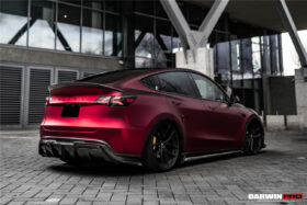 DarwinPRO 2020-2024 Tesla Model Y IMP Performance Carbon Fiber Rear Diffuser - image 4