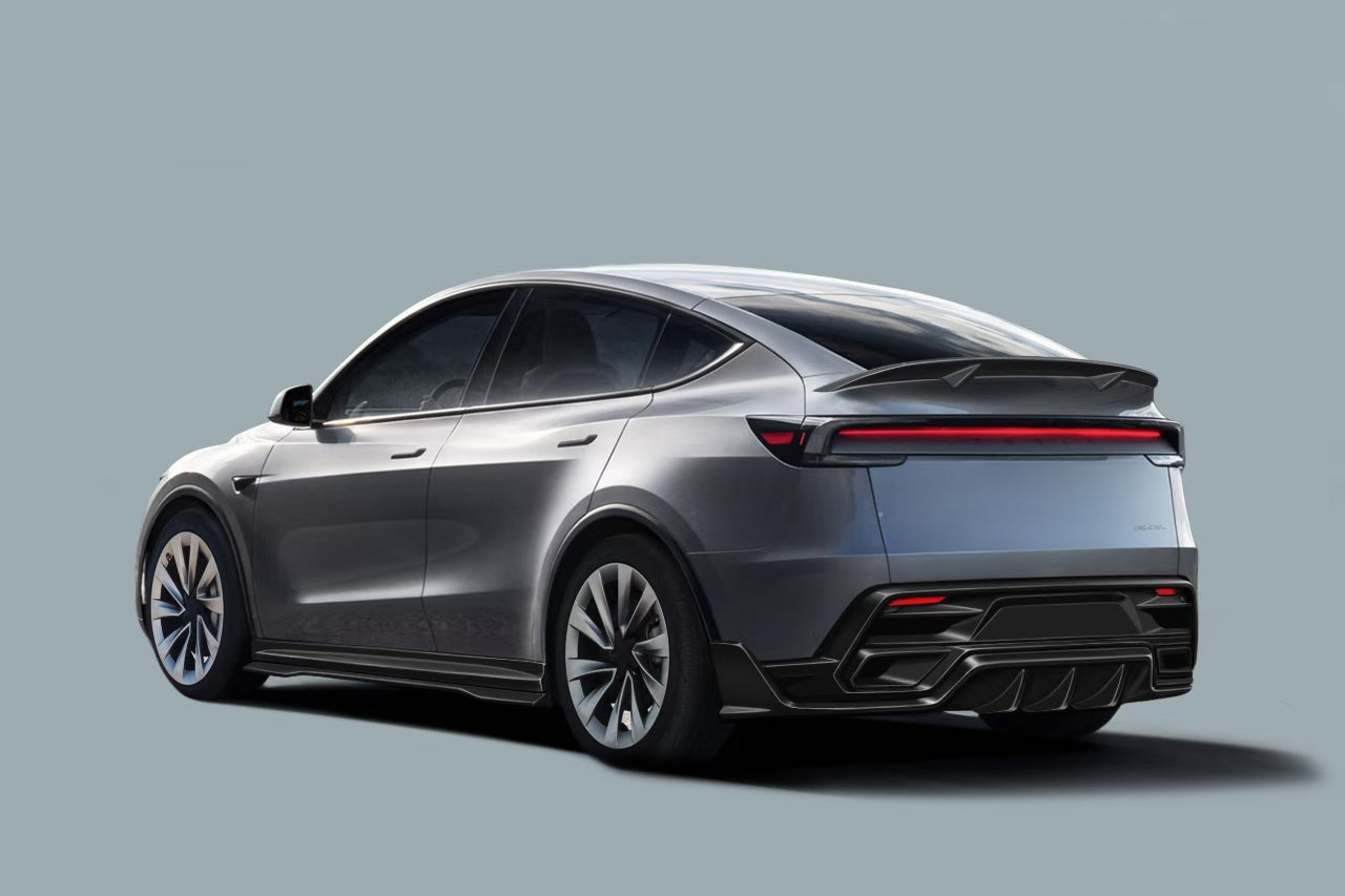 DarwinPRO 2025-UP Tesla Model Y Refresh OX VER1 Style Autoclave Carbon Fiber Rear Spoiler