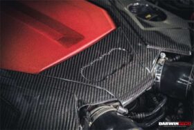 DarwinPRO 2019-UP Audi RS6 Avant C8 | RS7 C8 Quattro Dry Carbon Fiber Engine Cover Replacement DarwinPRO (OEM) - image 9