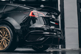 DarwinPRO 2017-2023 Tesla Model 3 IMP Performance Carbon Fiber Trunk Spoiler - image 6