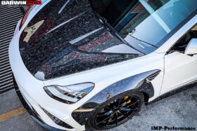 DarwinPRO 2017-2023 Tesla Model 3 IMP Performance Carbon Fiber Hood - image 6