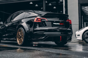 DarwinPRO 2021-2023 Tesla Model 3 IMP Performance Partial Carbon Fiber Rear Bumper - image 10