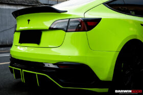 DarwinPRO 2017-2020 Tesla Model 3 IMP Performance Partial Carbon Fiber Rear Bumper - image 5