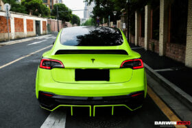 DarwinPRO 2017-2020 Tesla Model 3 IMP Performance Partial Carbon Fiber Rear Bumper - image 6