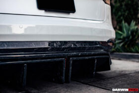 DarwinPRO 2021-2023 Tesla Model 3 IMP Performance Partial Carbon Fiber Rear Bumper - image 5