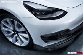 DarwinPRO 2017-2023 Tesla Model 3 IMP Performance Carbon Fiber Middle Front Lip - image 8