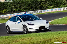 DarwinPRO 2017-2023 Tesla Model 3 IMP Performance Carbon Fiber Full Kit - image 9