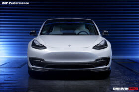 DarwinPRO 2017-2023 Tesla Model 3 IMP Performance Carbon Fiber Middle Front Lip - image 7