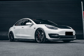 DarwinPRO 2017-2023 Tesla Model 3 IMP Performance Carbon Fiber Front Lip - image 1