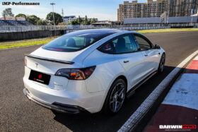 DarwinPRO 2017-2023 Tesla Model 3 IMP Performance Carbon Fiber Trunk Spoiler - image 2