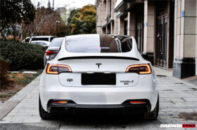 DarwinPRO 2017-2023 Tesla Model 3 IMP Performance Carbon Fiber Trunk Spoiler - image 7