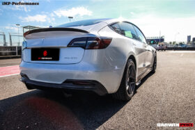 DarwinPRO 2017-2023 Tesla Model 3 IMP Performance Carbon Fiber Trunk Spoiler - image 3