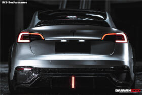DarwinPRO 2017-2023 Tesla Model 3 IMP Performance Carbon Fiber Trunk Spoiler - image 7