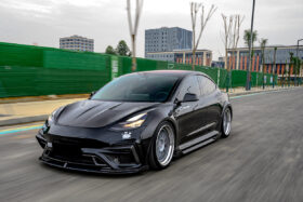 DarwinPRO 2017-2021 Tesla Model 3 IMP Performance Carbon Fiber Side Skirts Under Board - image 6