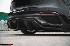 DarwinPRO 2017-2020 Tesla Model 3 IMP Performance Partial Carbon Fiber Rear Bumper - image 3