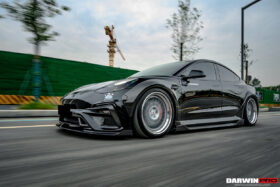 DarwinPRO 2021-2023 Tesla Model 3 IMP Performance Partial Carbon Fiber Full Body Kit - image 2