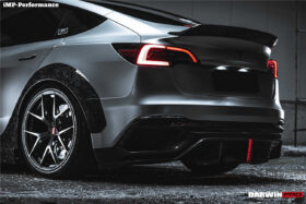 DarwinPRO 2017-2023 Tesla Model 3 IMP Performance Carbon Fiber Trunk Spoiler - image 8