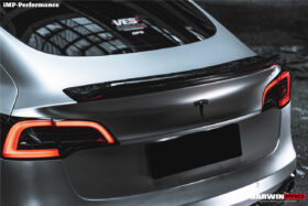 DarwinPRO 2017-2023 Tesla Model 3 IMP Performance Carbon Fiber Trunk Spoiler - image 9