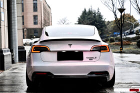 DarwinPRO 2017-2023 Tesla Model 3 IMP Performance Carbon Fiber Rear Lip - image 5