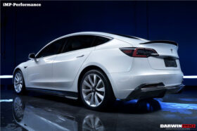 DarwinPRO 2017-2023 Tesla Model 3 IMP Performance Carbon Fiber Trunk Spoiler - image 5
