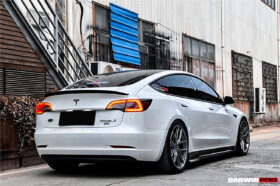 DarwinPRO 2017-2023 Tesla Model 3 IMP Performance Carbon Fiber Rear Lip - image 2