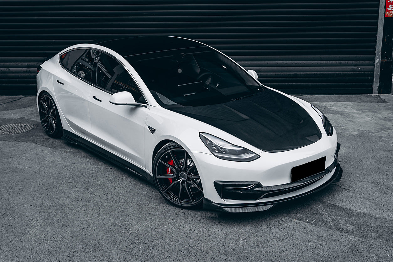 DarwinPRO 2017-2023 Tesla Model 3 IMP Performance Carbon Fiber Middle Front Lip