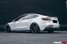 DarwinPRO 2017-2026 Tesla Model 3 IMP Performance Carbon Fiber Side Skirts | Fits Model 3, Model 3 Highland RWD AWD, Performance - image 4