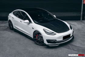 DarwinPRO 2017-2023 Tesla Model 3 IMP Performance Carbon Fiber Middle Front Lip - image 3