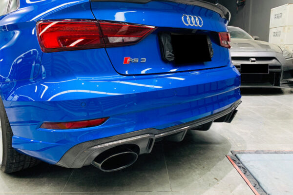 DarwinPRO 2017-2020 Audi RS3 8V.2 Sedan Only OE Style Carbon Fiber Rear Diffuser