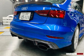 DarwinPRO 2017-2020 Audi RS3 8V.2 Sedan Only OE Style Carbon Fiber Rear Diffuser - image 3
