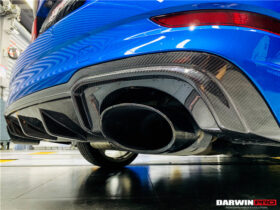 DarwinPRO 2017-2020 Audi RS3 8V.2 Sedan Only OE Style Carbon Fiber Rear Diffuser - image 5