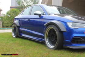 DarwinPRO 2013-2016 Audi S3 & A3 Sline 8V.1 Sedan BKSS Style Side Skirts with Winglets - image 5