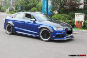 DarwinPRO 2013-2016 Audi S3 & A3 Sline 8V.1 Sedan BKSS Style Side Skirts with Winglets - image 2