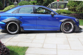 DarwinPRO 2013-2016 Audi S3 & A3 Sline Sedan BKSS Style Wide Fender Flare - image 9