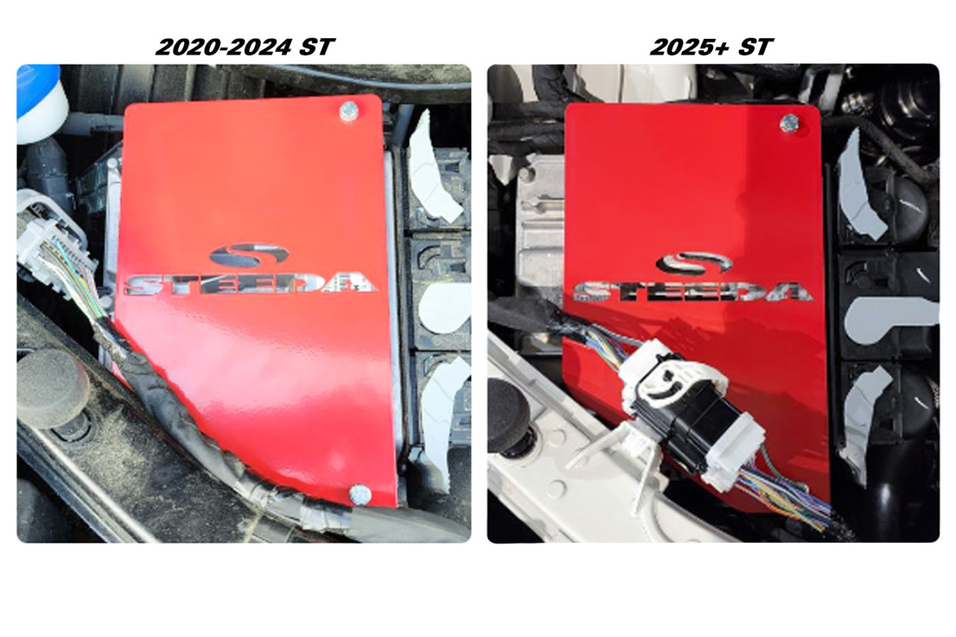 2020-2025 Ford Explorer – Steeda ECU Cover - Red (2)