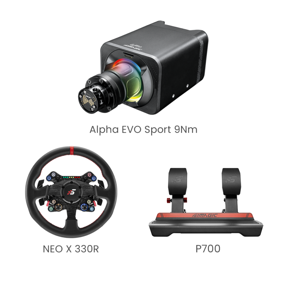 Simagic 9NM Entry Bundle - NEO X-330R wheel configuration