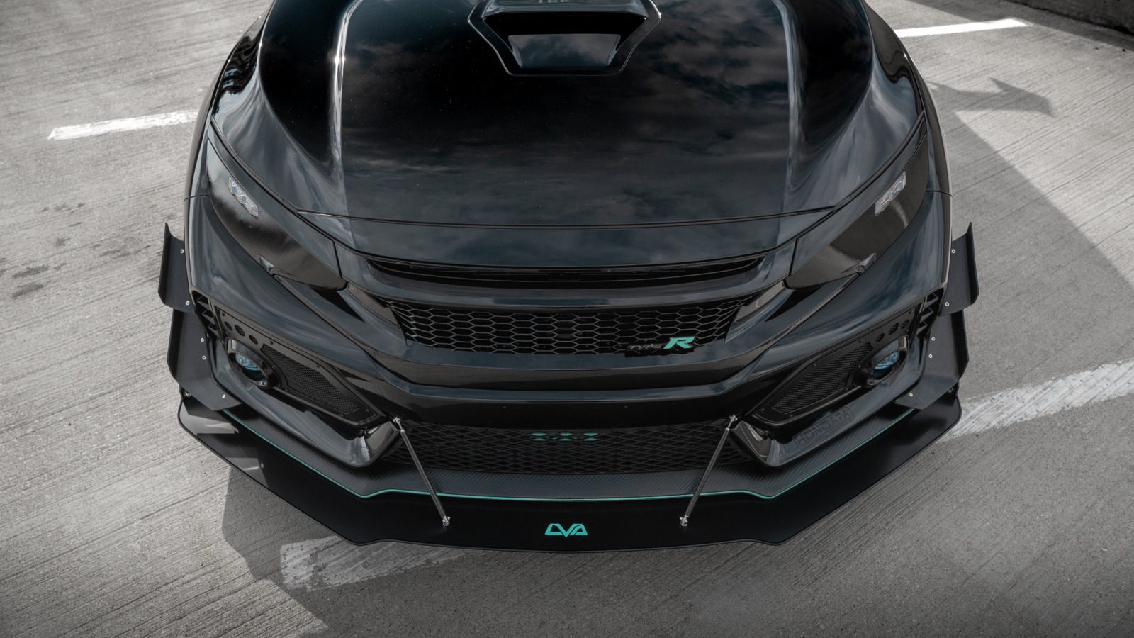 LiquiVinyl 2017-2021 Honda Civic Type R FK8 Front Splitter