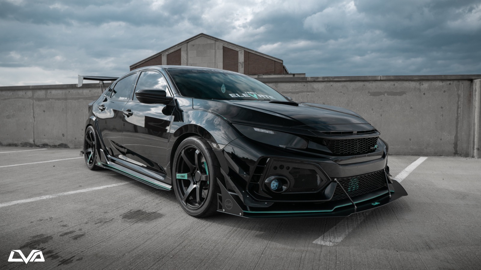 LiquiVinyl 2017-2021 Honda Civic Type R FK8 Front Splitter