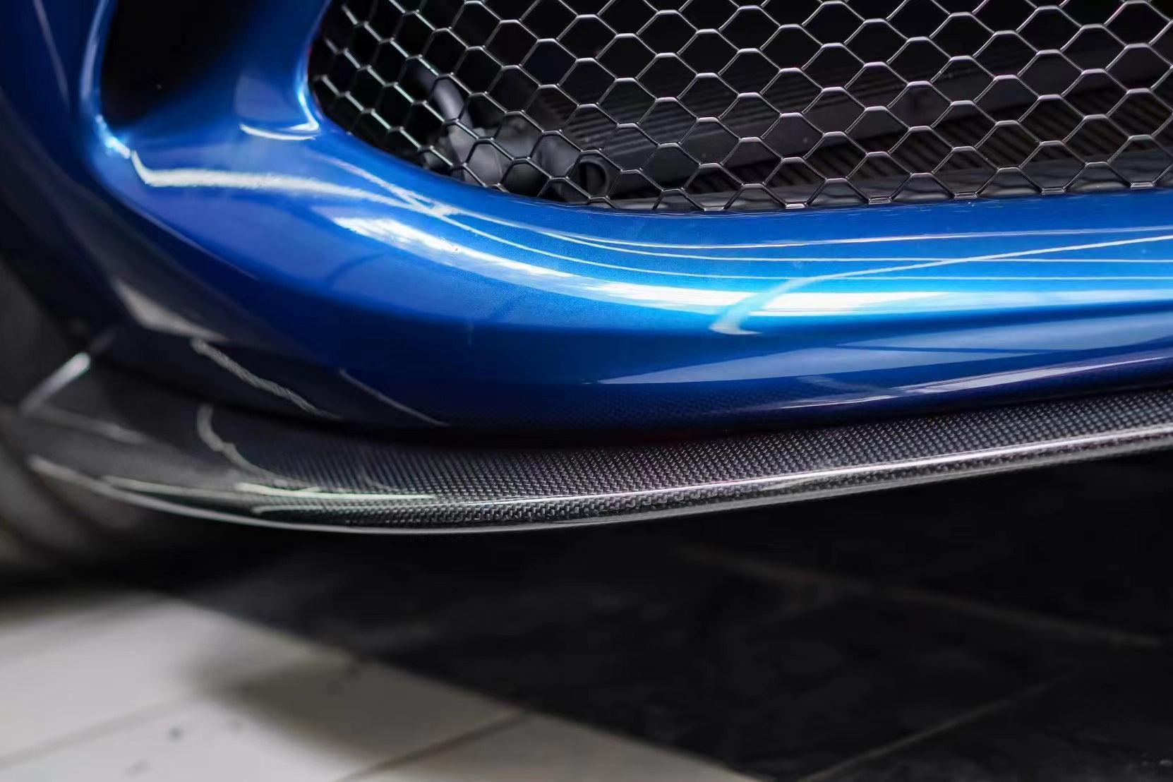 DarwinPRO 2022-2026 Ferrari 296 GTB & GTS Type F171 OE Style Carbon Fiber Front Bumper Lip Splitter - view 3