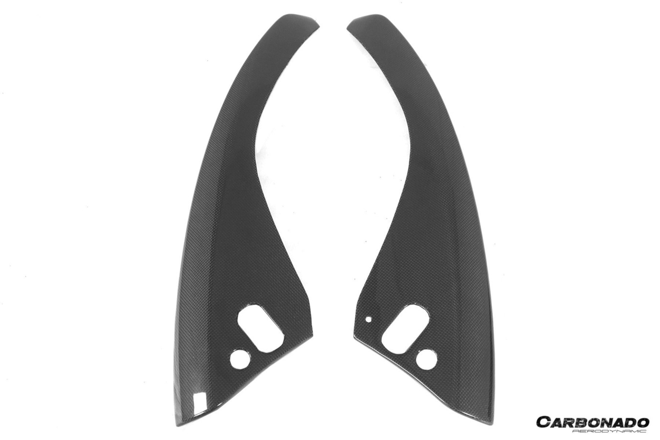 DarwinPRO 2017-2026 Ferrari 812 Superfast / GTS OE Style Dry Carbon Fiber Front Side Splitter - detail 3