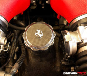DarwinPRO 2010-2026 Ferrari 458 / 488 / 812 / F8 / SF90 OEM Dry Carbon Fiber Oil Cap Cover