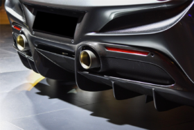 DarwinPro Aerodynamics DarwinPRO F8 OEM Style Dry Carbon Fiber Rear Diffuser Lip for Ferrari F8