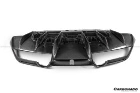 DarwinPro Aerodynamics DarwinPRO F8 OEM Style Dry Carbon Fiber Rear Diffuser Lip for Ferrari F8 - Image 4