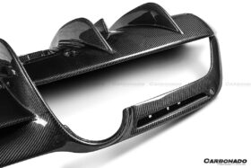 DarwinPro Aerodynamics DarwinPRO F8 OEM Style Dry Carbon Fiber Rear Diffuser Lip for Ferrari F8 - Image 5