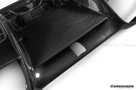 DarwinPro Aerodynamics DarwinPRO F8 OEM Style Dry Carbon Fiber Rear Diffuser Lip for Ferrari F8 - Image 9