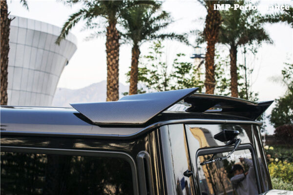 DarwinPRO 2008-2018 Mercedes Benz W463 G Wagon IMP Style Carbon Fiber Rear Roof Spoiler | Fits G500, G550, G63 AMG, G65 AMG