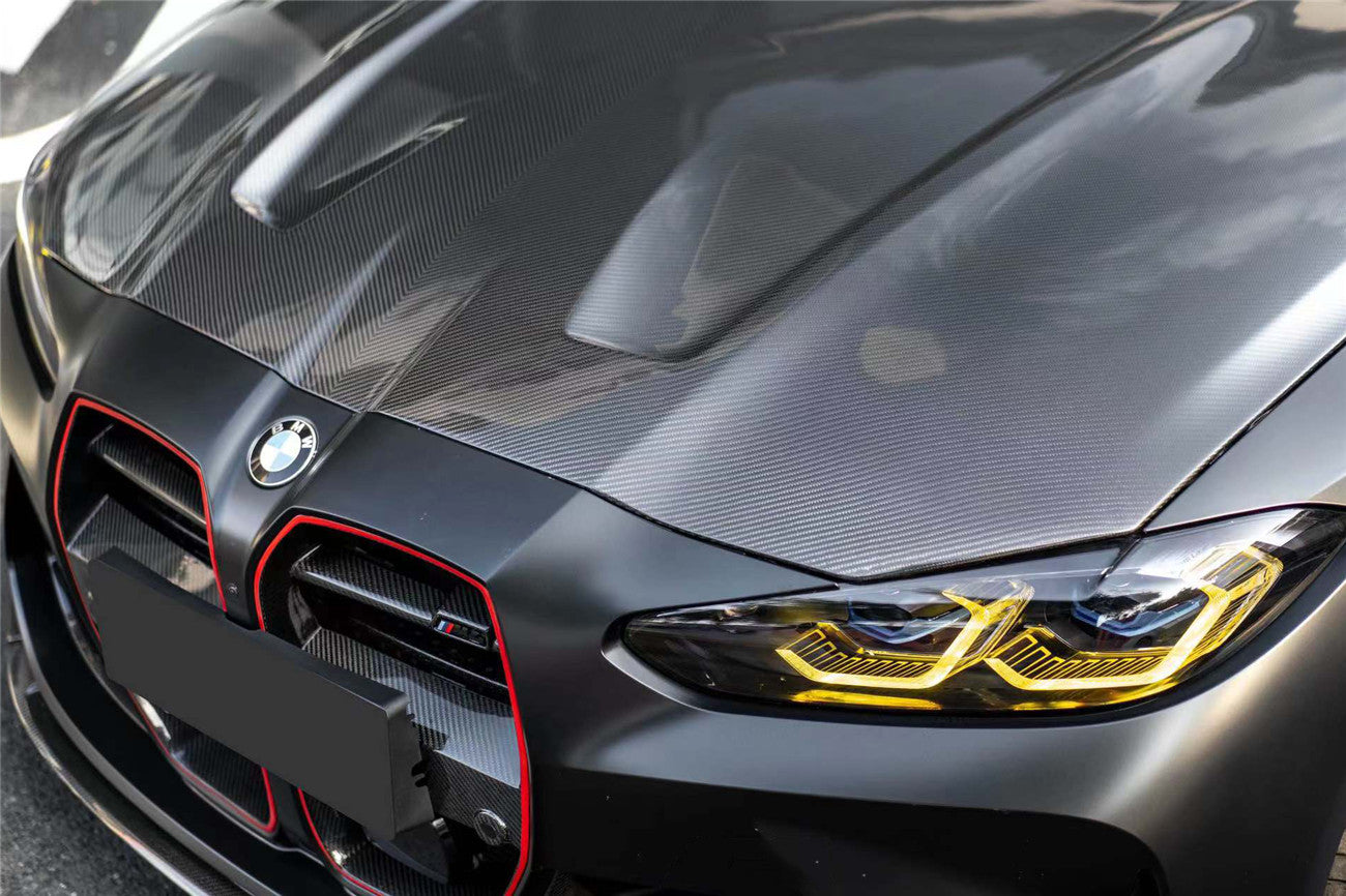 DarwinPRO 2021-UP BMW M3 G80 G81 M4 G82 G83 CL Dry Double Carbon Fiber Style Hood