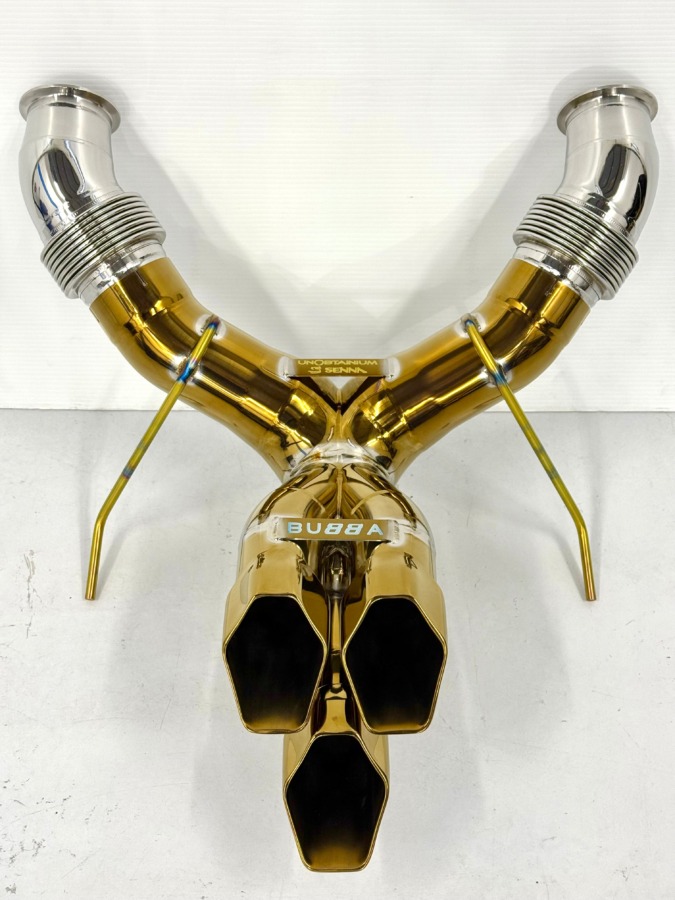 Unobtainium McLaren Senna X-Pipe Exhaust System